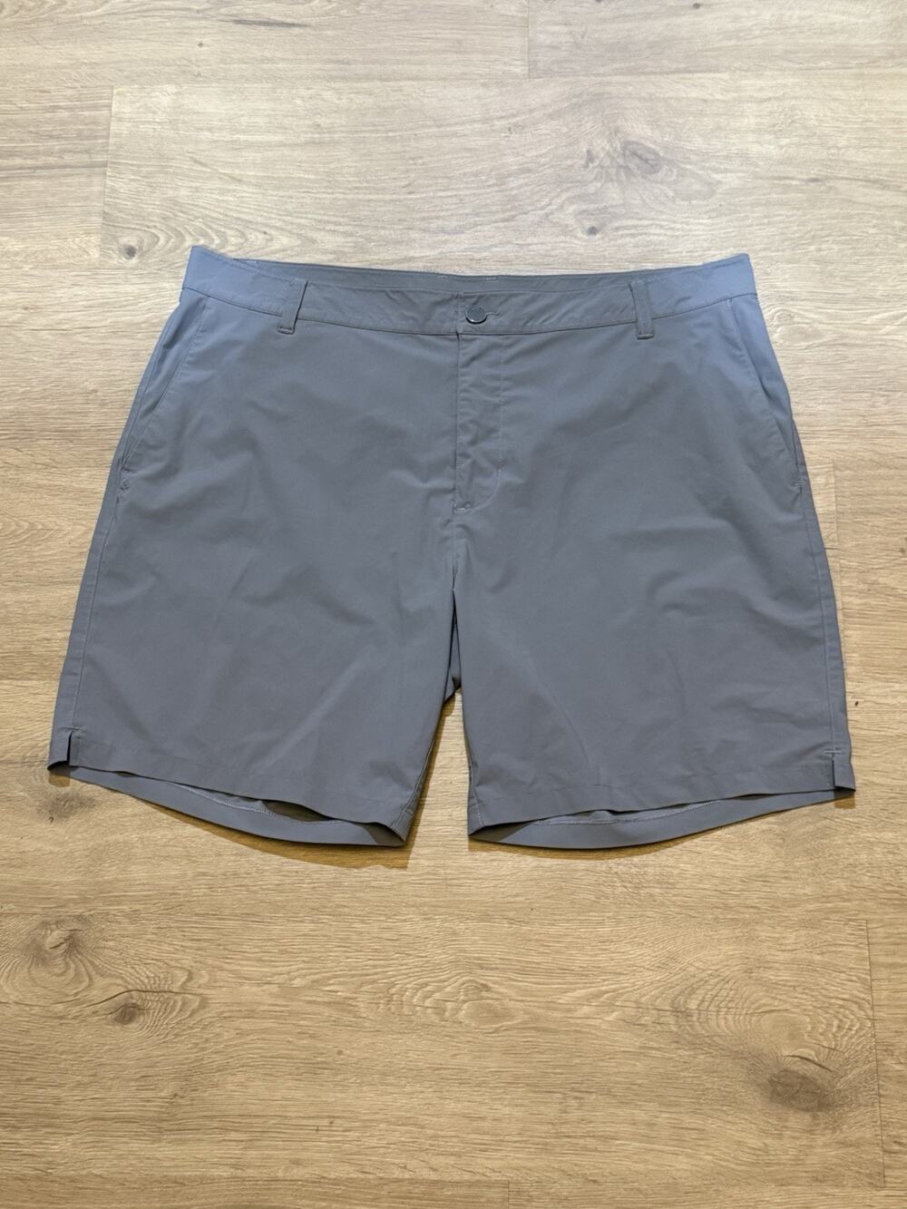 Rhone Commuter Shorts Mens 38 Lt Gray Khaki Performance Stretch Chino Athletic